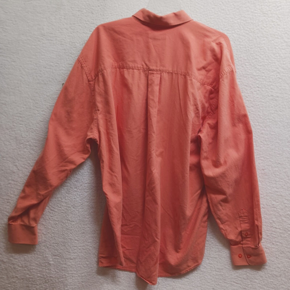 Cutter & Buck Long Sleeve Button Down Shirt Men’s Size XXL PPG Orange - Picture 2 of 8